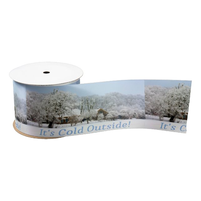 Winterwunderland Satinband (Spule)