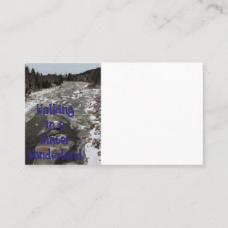 Winterwunderland Visitenkarte