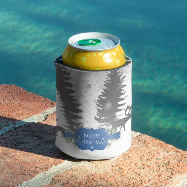Winterwunderland Weihnachten Cooler - Blau Dosenkühler (In Situ Pool)