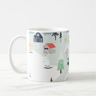 Winterwunderland: Weihnachten mit Eisbären Kaffeetasse