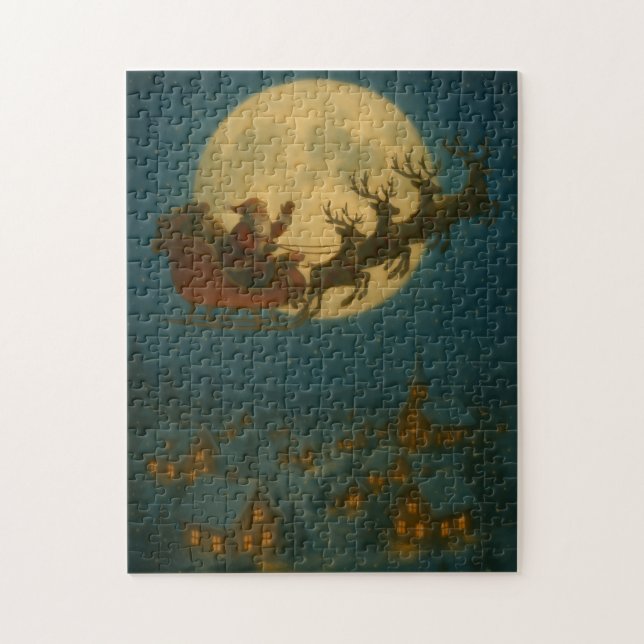 Winterwunderlandnacht Puzzle (Vertikal)