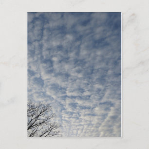 Wintery Clouds Postkarte