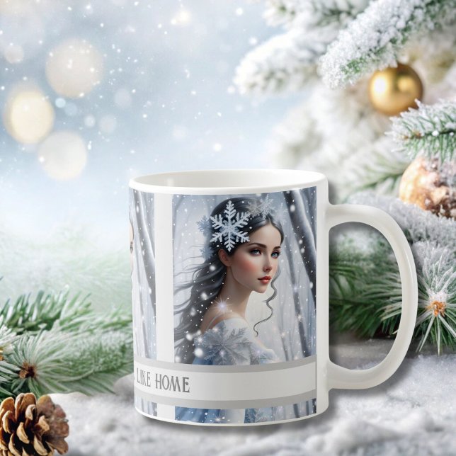 Wintery Snow Fairy Kaffeetasse (Von Creator hochgeladen)