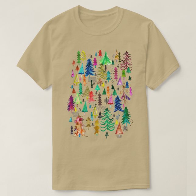 Wintery Trees T-Shirt (Design vorne)