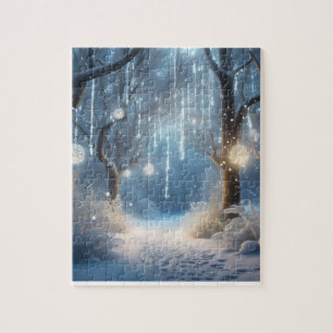 Winterzeit im Wald Puzzle