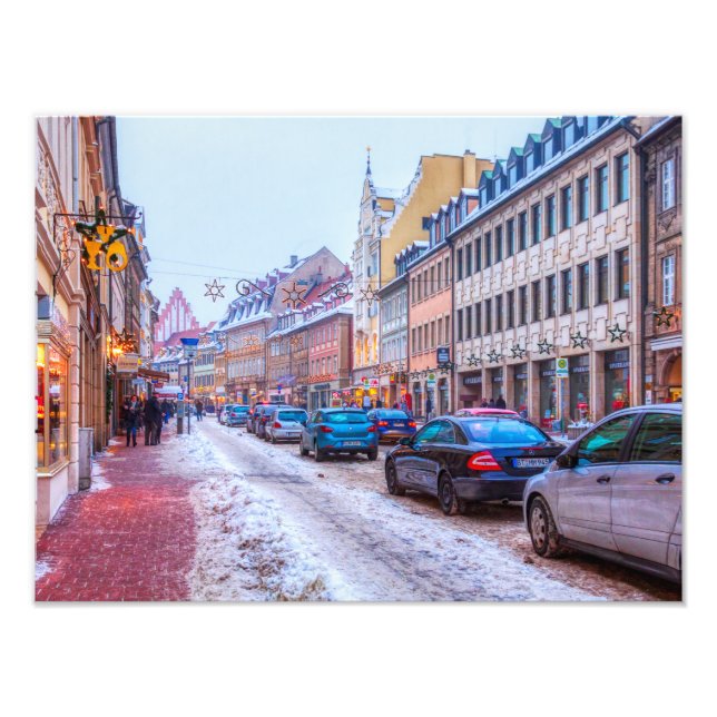 Winterzeit in Bamberg Deutschland Foto Erweiterung (Vorne)