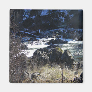 Winterzeit in Hayfork, Kalifornien Magnet