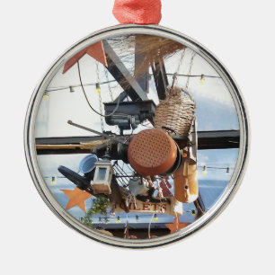 Winterzeit Ornament Aus Metall