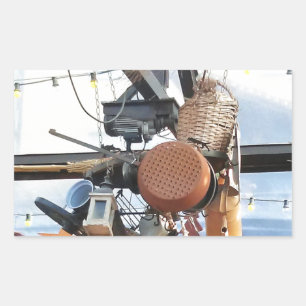 Winterzeit Rechteckiger Aufkleber