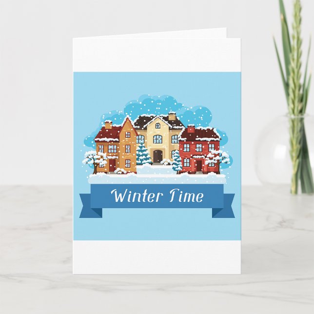 Winterzeit Schnee fällt Karte (Von Creator hochgeladen)