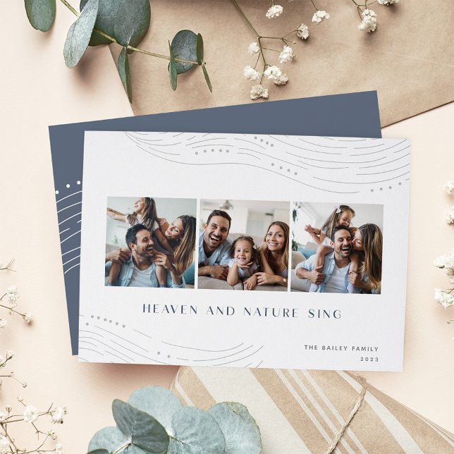 Winterzeiten | 3 FotoCollage Feiertagskarte (Von Creator hochgeladen)