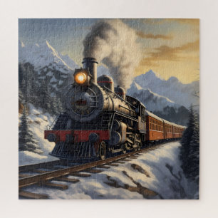 Winterzug Puzzle