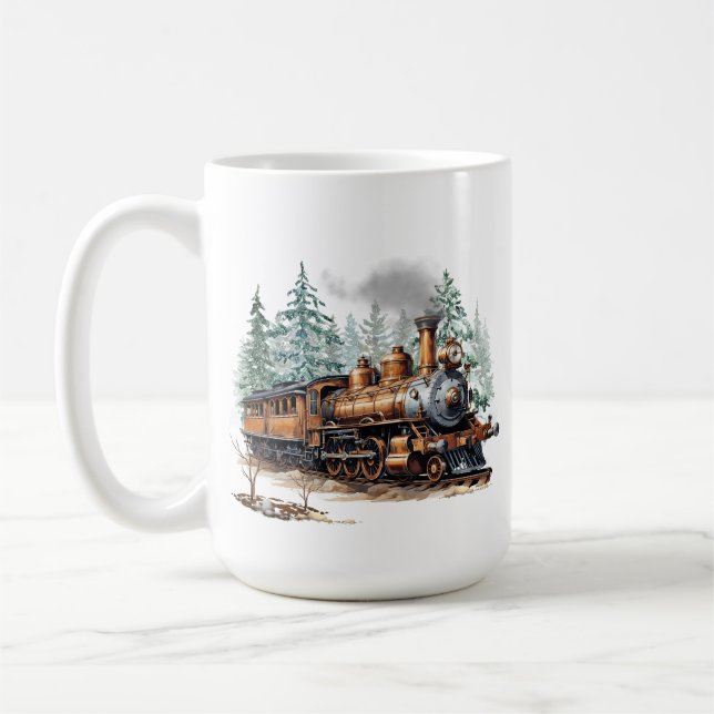 Winterzugbahn-Tasse Kaffeetasse (Links)