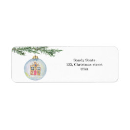 Winterzweig mit Spielzeug