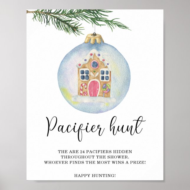 Winterzweig - Schnuller Hunt Game Poster (Vorne)