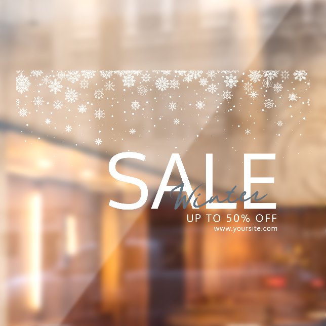 Wintry New Winter Collection Fensteraufkleber (Blatt 2)