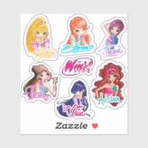 Winx Club Girls Stickers