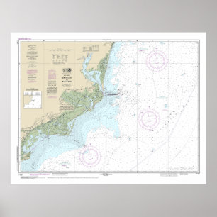 Winyah Bay to Bulls Bay Seekarte 11531 Poster