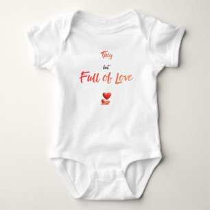 Winzig, aber voller Liebe Baby Strampler