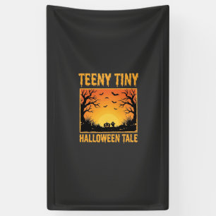 Winzig kleine Halloween-Geschichte verwunschenes W Banner