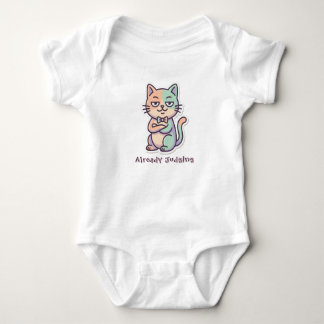 Winzig kleine Katze, große Attitüde Bodysuit Baby Strampler
