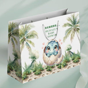 Winzige Baby-Dino-Geschenktüte für bald schlüpfend Große Geschenktüte
