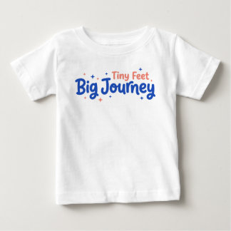 Winzige Füße Große Reise Baby T-shirt