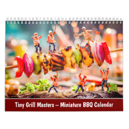 Winzige Grillmeister – Miniatur-BBQ-Kalender Kalender