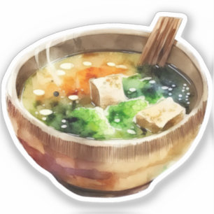 Winzige koreanische Suppen-Kunst-Aufkleber Aufkleber