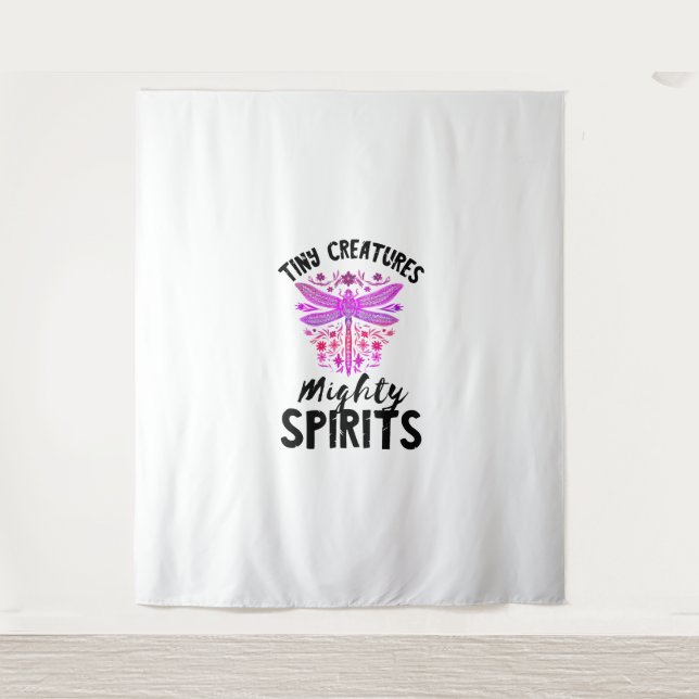 Winzige Kreaturen Mighty Spirits Nature Insect Dra Wandteppich (Vorderseite)