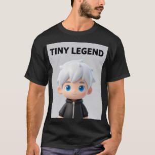 Winzige Legende Weiße Haare Chibi Streetwear Grafi T-Shirt