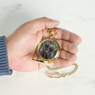 Winzige Marmosetten zwischen den Ästen, Taschenuhr Armbanduhr