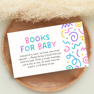 Winzige menschliche Shindig-Baby-Party-Bücher für  Begleitkarte