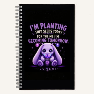 Winzige Samen pflanzen Notizbuch