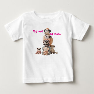 "Winzige Seele, große Träume" Teddy Bär Kinder T-S Baby T-shirt