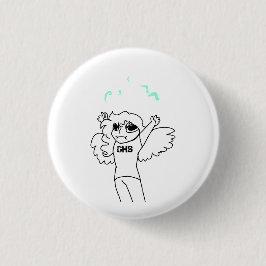 Winzige Tyto Harpy Funken Entschlossenheit Ansteck Button