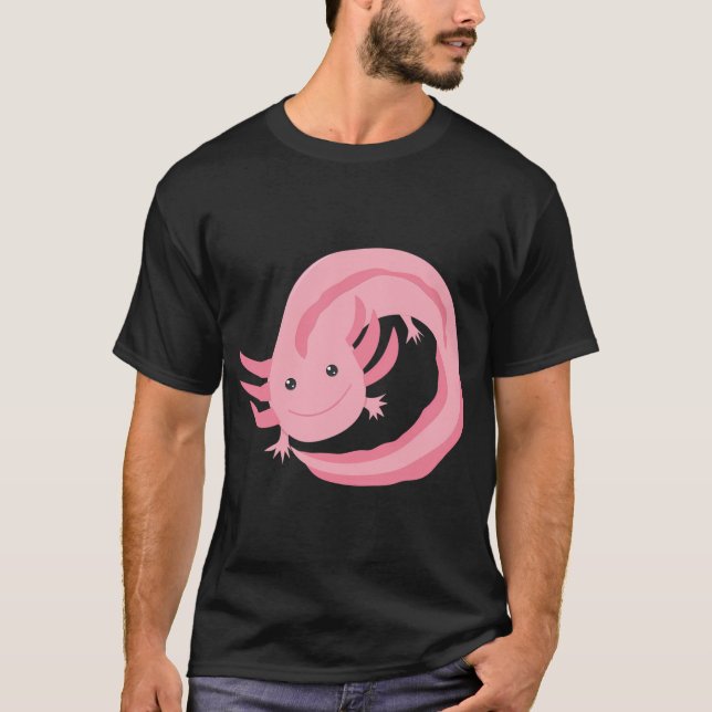 Winziger Axolotl T-Shirt (Vorderseite)