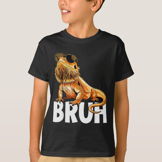 Winziger Dinosaurier Bruh Bartagame Liebhaber  T-Shirt (Vorderseite)