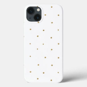Winziger Gold Glitzer Dots Golden Glittery Polka P Case-Mate iPhone Hülle