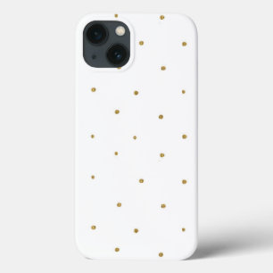 Winziger Gold Glitzer Dots Golden Glittery Polka P Case-Mate iPhone Hülle