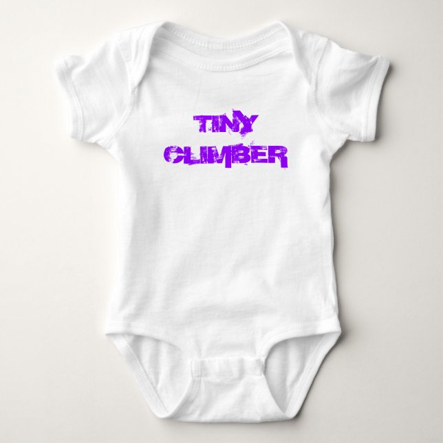 winziger Kletterbaby-Strampler Baby Strampler (Vorderseite)
