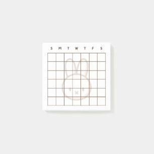 Winziger letzter Sonnenkalender Post-it Klebezettel