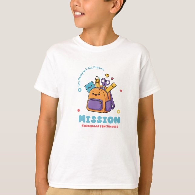 Winziger Rucksack Große Träume Kinder T-Shirt (Vorderseite)