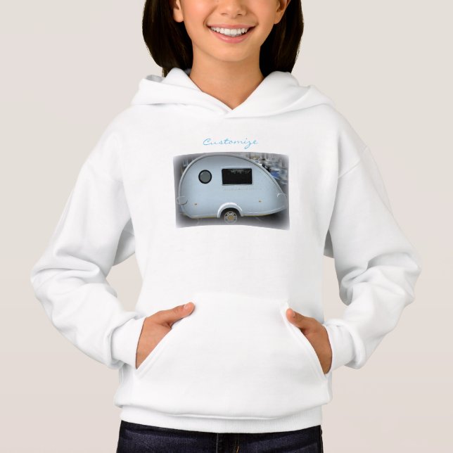 winziger Teardrop Caravan Thunder_Cove Hoodie (Vorderseite)