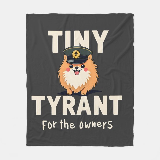 Winziger Tyrann Fleecedecke (Vorderseite)