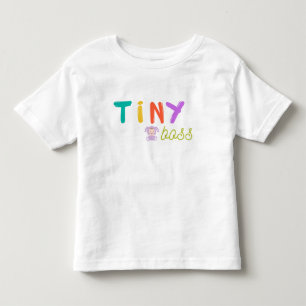 Winziges Boss Süßes Hasen-Outfit Farbige Kleinkind T-shirt