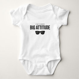 Winziges Mensch Großes Auftreten Baby-Shirt Baby Strampler