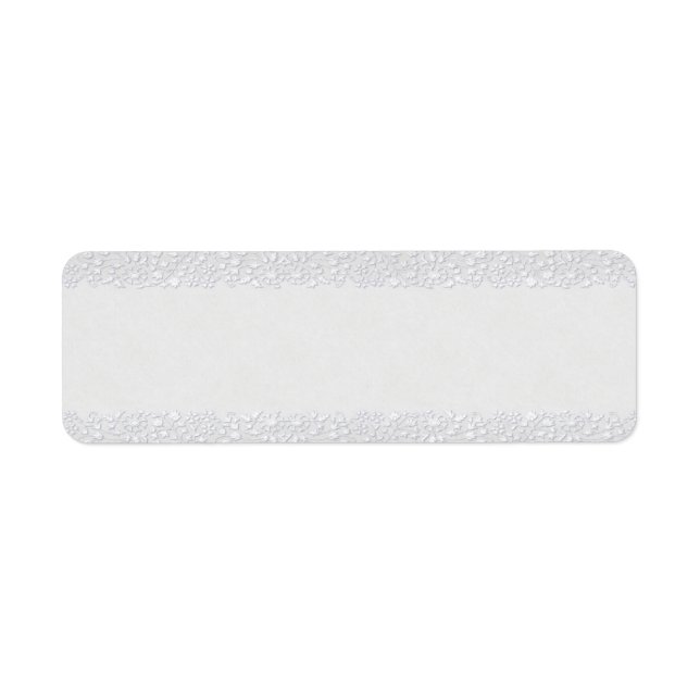 Winziges weißes Apothekenetikum (Vorne)