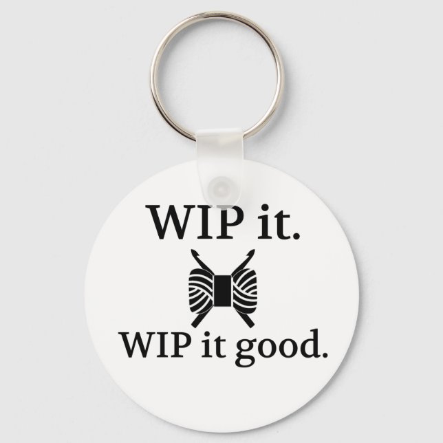 WIP it it good - Crochet {Light} Schlüsselanhänger (Vorderseite)