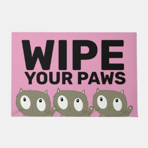 WIPE YOUR PAWS SÜßER KATZENLIEBHABER TÜR MATTE